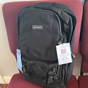Eastsport Black Everyday Backpack with Front Organizer